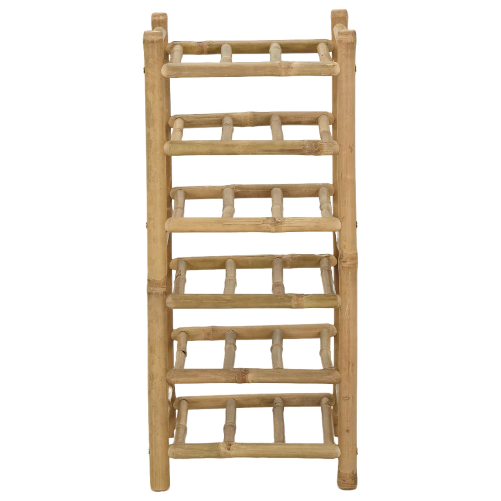 Stalak za vino Prirodna 32,5 x 29,5 x 72 cm Bambus
