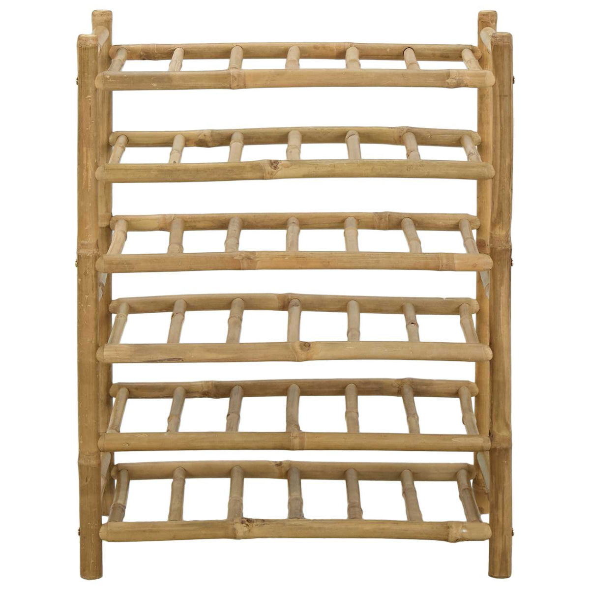 Stalak za vino Prirodna 32,5 x 29,5 x 36 cm Bambus