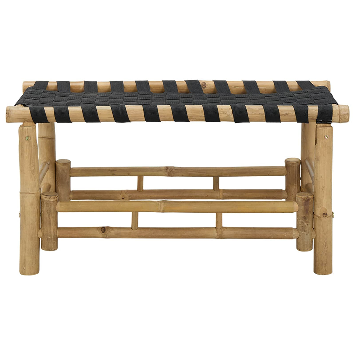 Vrtna klupa 80 x 38 x 40 cm Bambus Prirodna Pravokutni