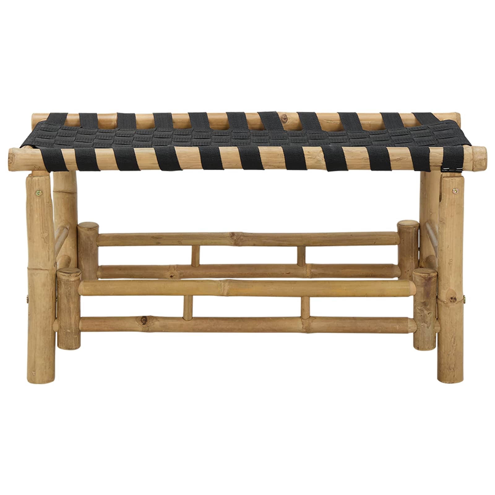 Vrtna klupa 80 x 38 x 40 cm Bambus Prirodna Pravokutni