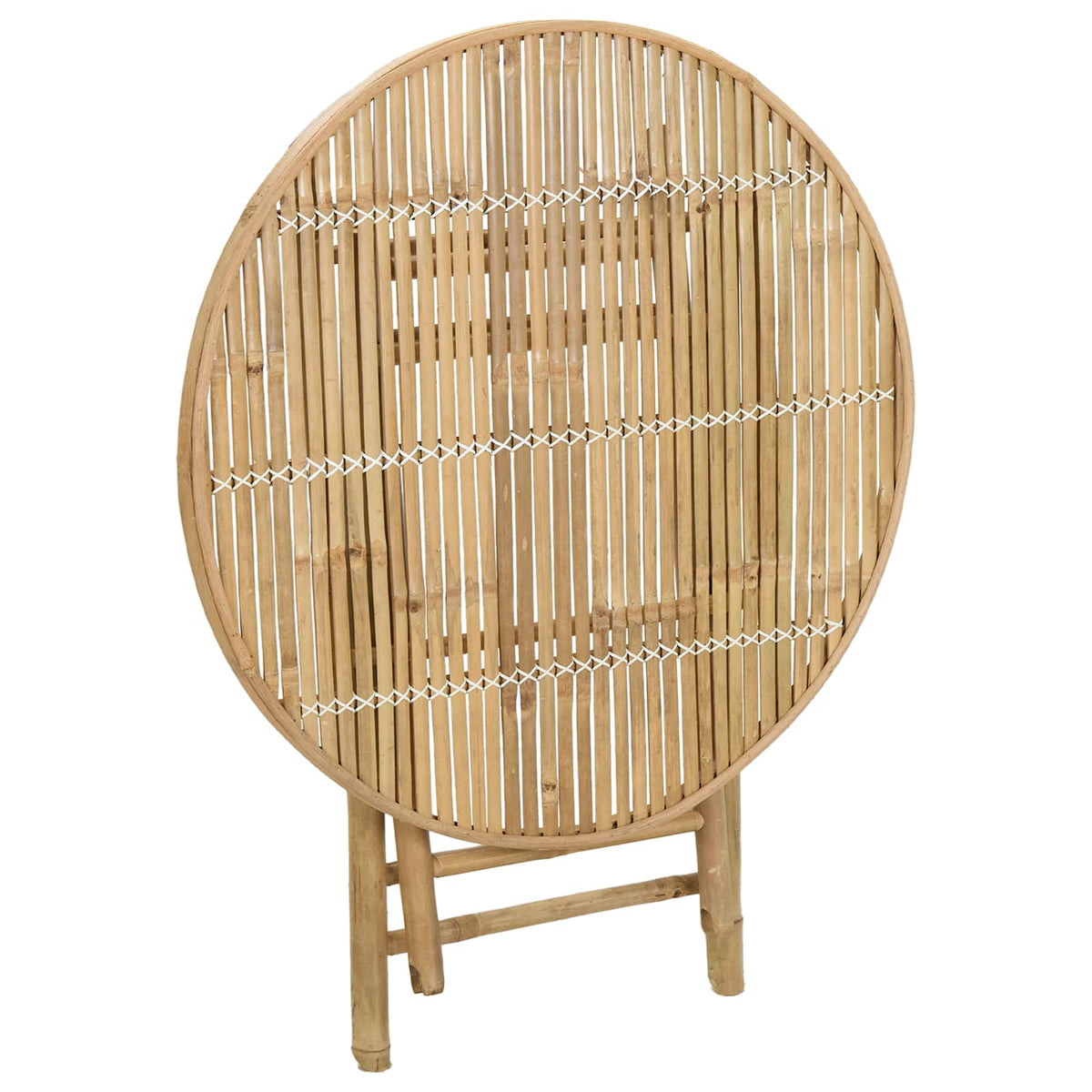 Stol za vrt Prirodna 80 x 70 cm Bambus