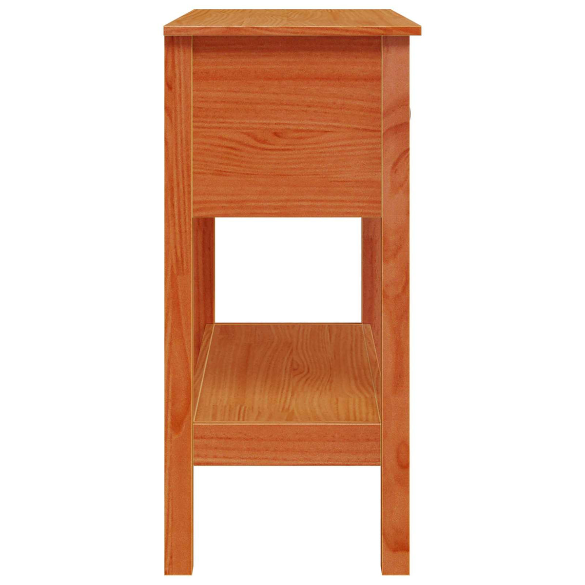Konzolna stolica Vosak smeđa 75 x 35 x 75 cm Čvrsto borovo drvo