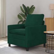 Sofa Tamnozelena 76 x 81 x 87,5 cm Baršun