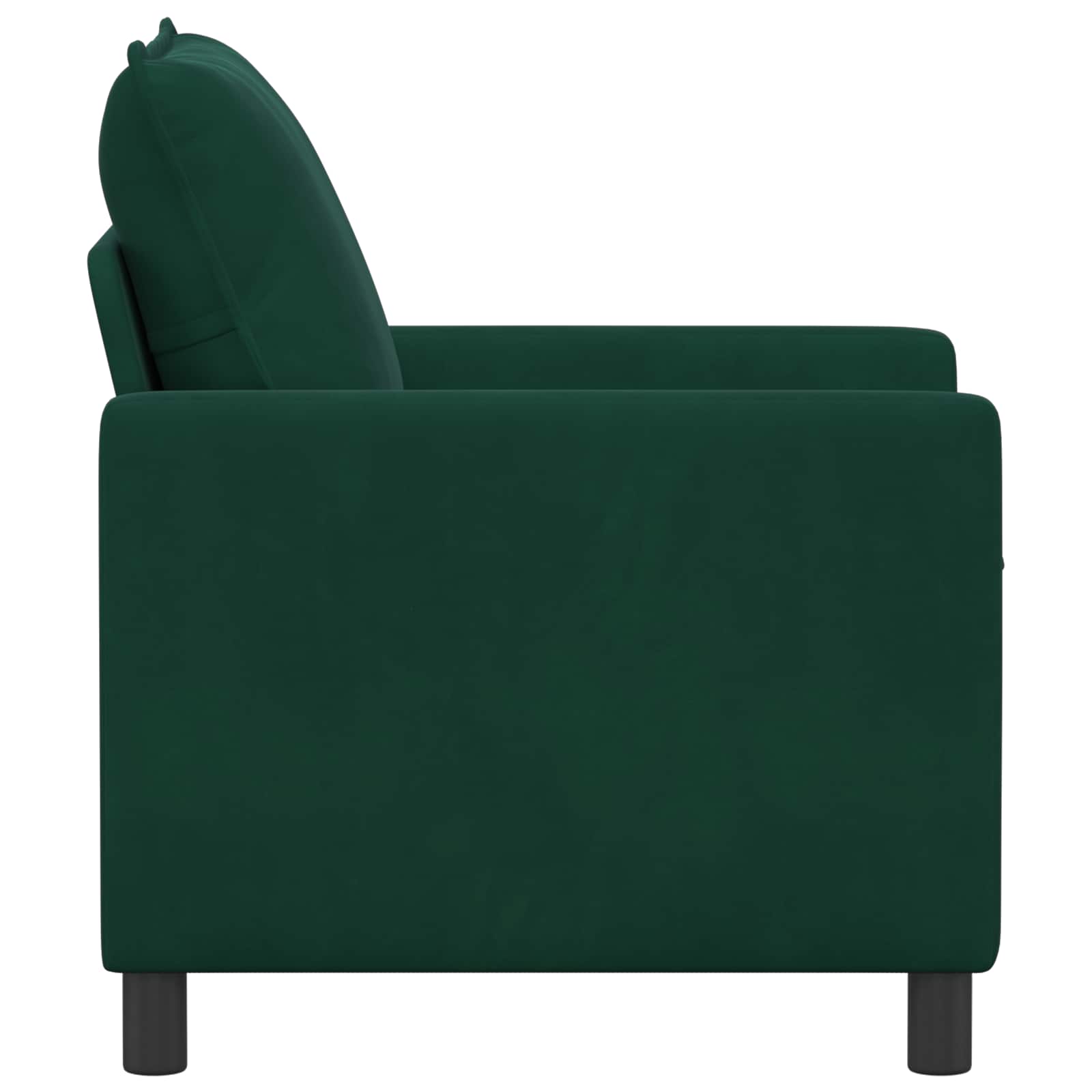 Sofa Tamnozelena 76 x 81 x 87,5 cm Baršun