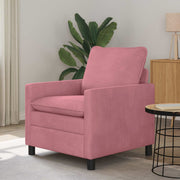 Sofa Ružičasta 76 x 81 x 87,5 cm Baršun