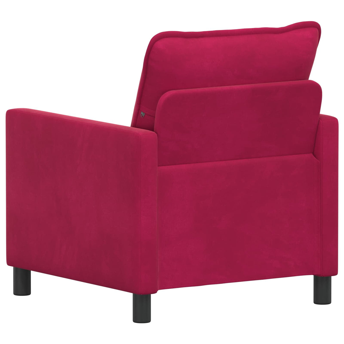 Sofa Vinska crvena 76 x 81 x 87,5 cm Baršun