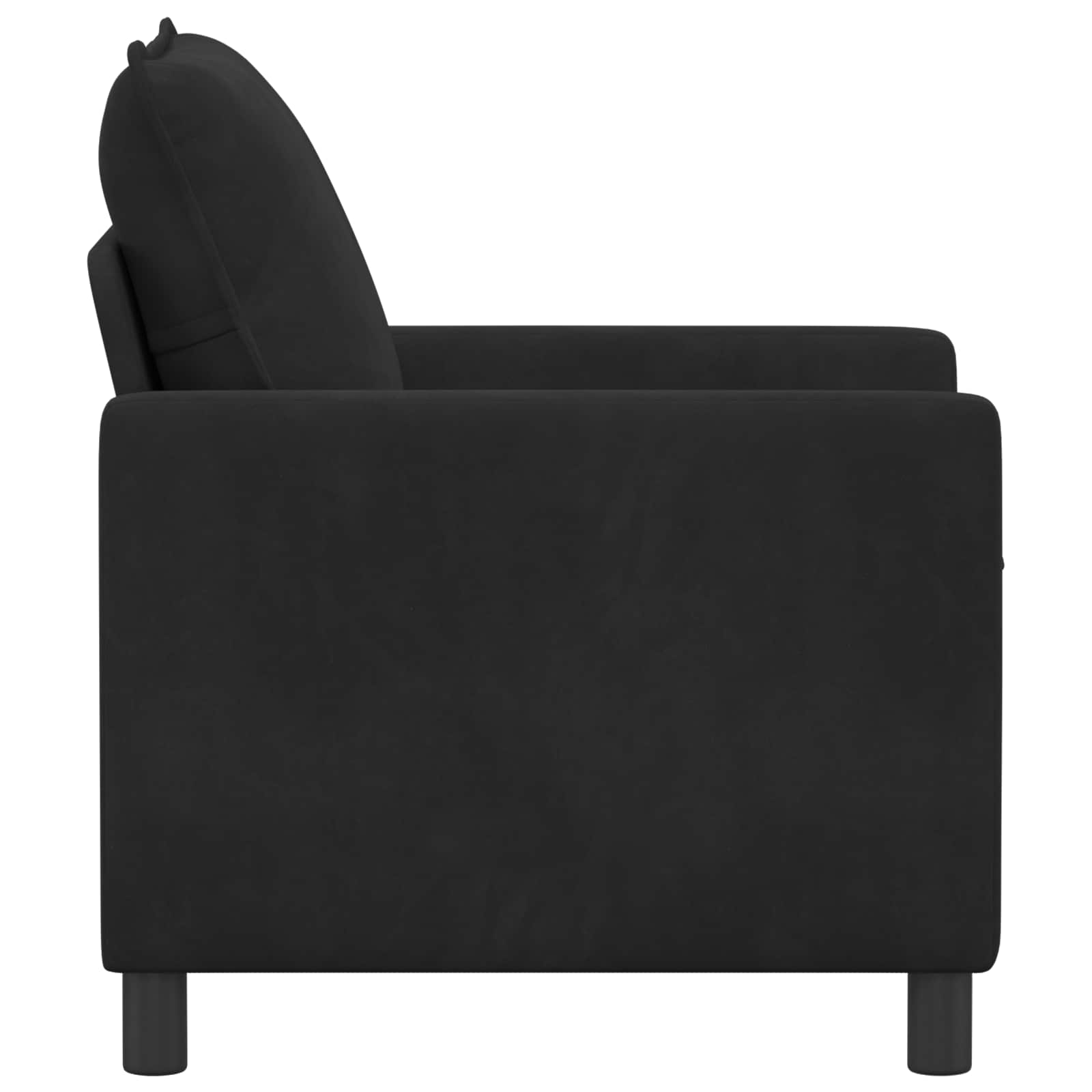 Sofa Crna 76 x 81 x 87,5 cm Baršun