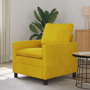 Sofa Žuta 76 x 81 x 87,5 cm Baršun