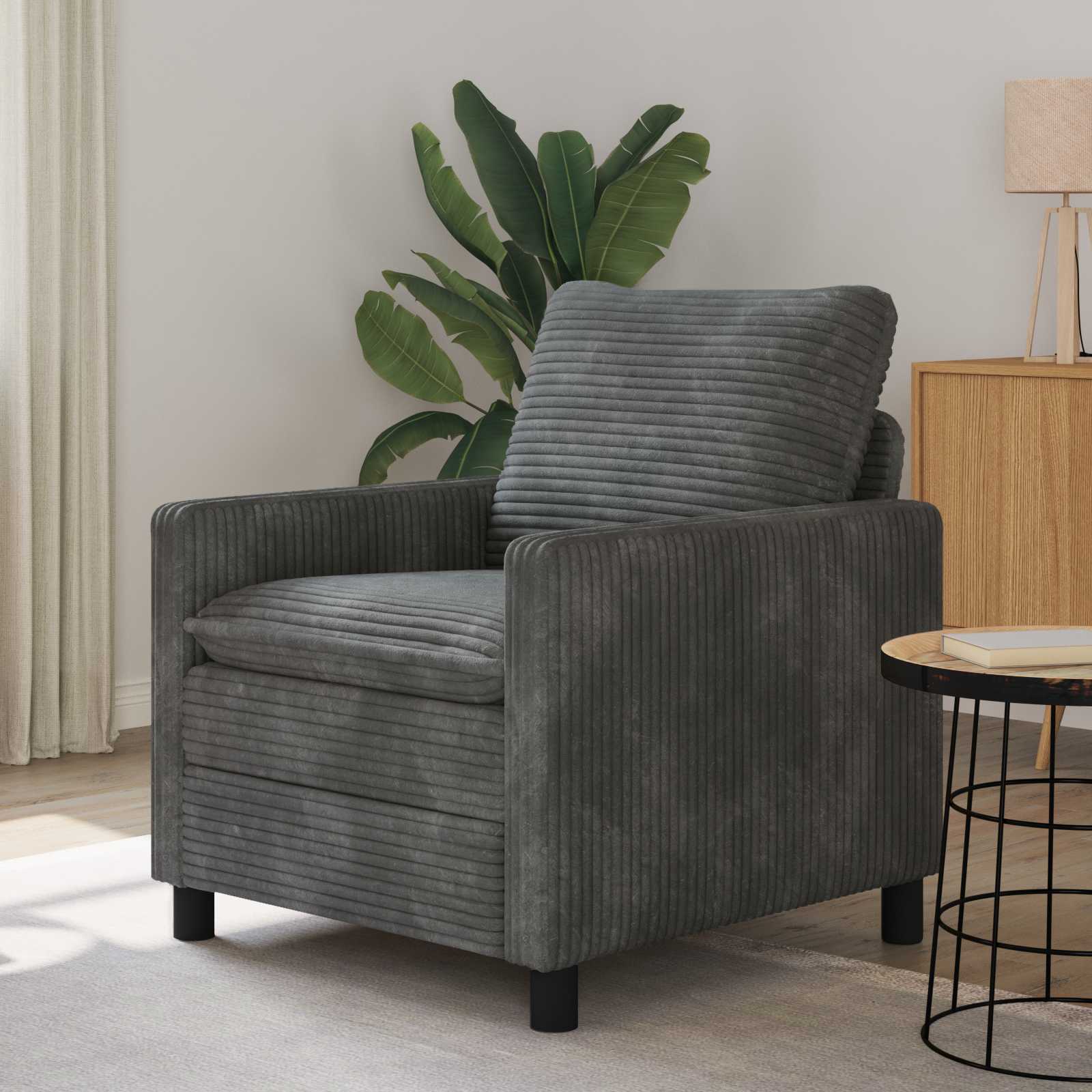 Sofa Svjetlosiva 76 x 81 x 87,5 cm Poliester