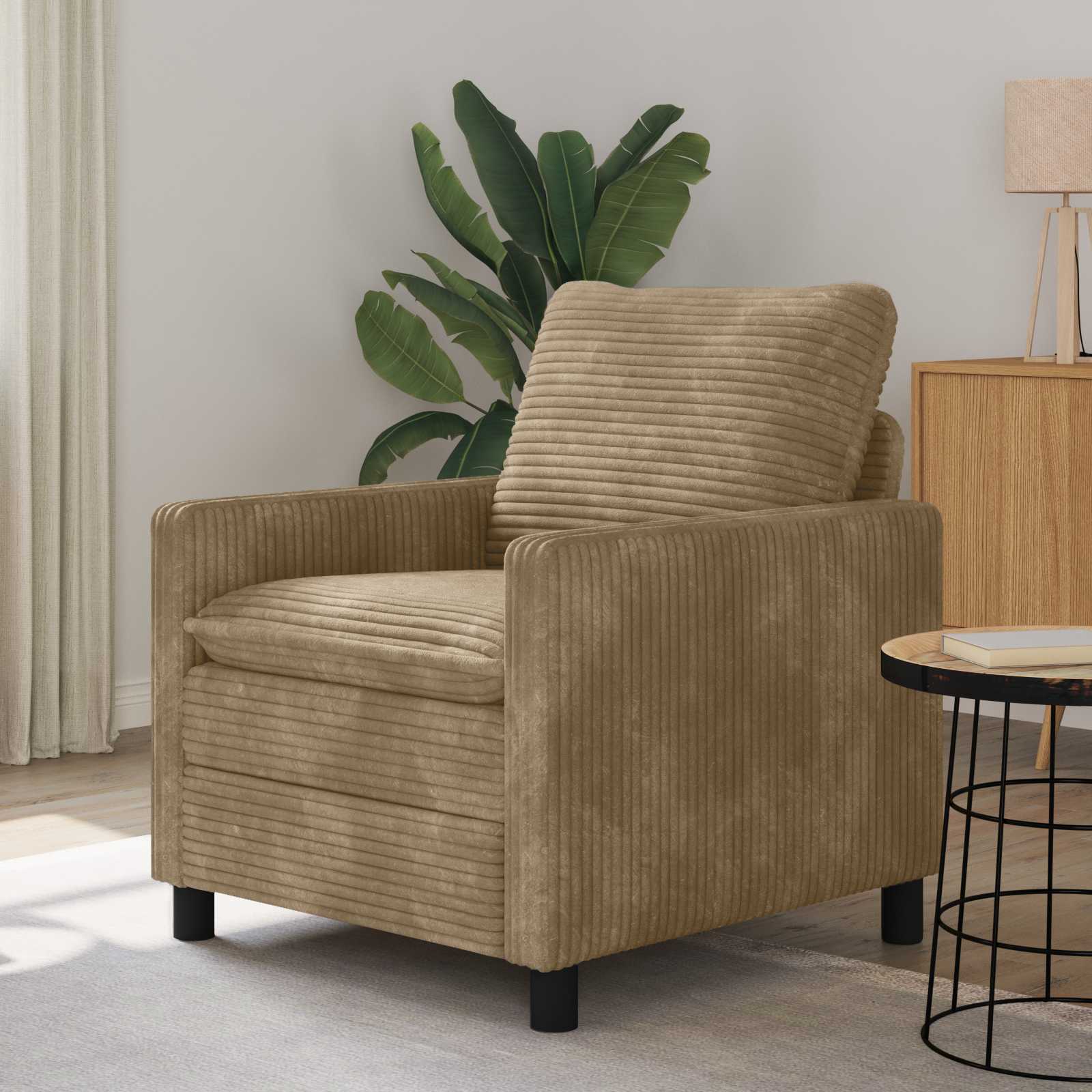 Sofa Sivosmeđa 76 x 81 x 87,5 cm Poliester
