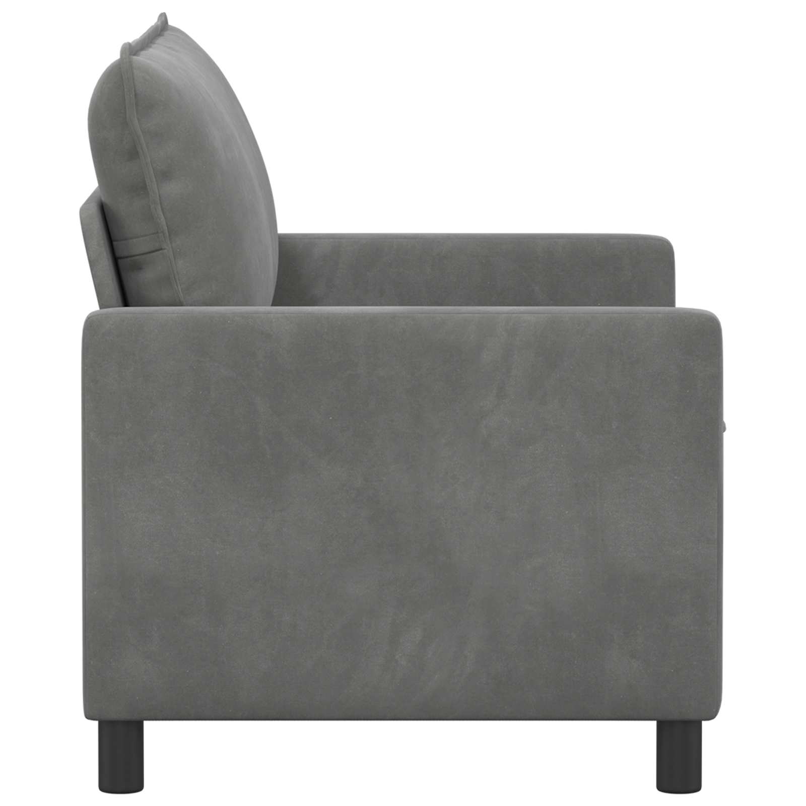 Sofa Tamnosiva 126 x 81 x 87,5 cm Baršun