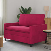 Sofa Vinska crvena 126 x 81 x 87,5 cm Baršun
