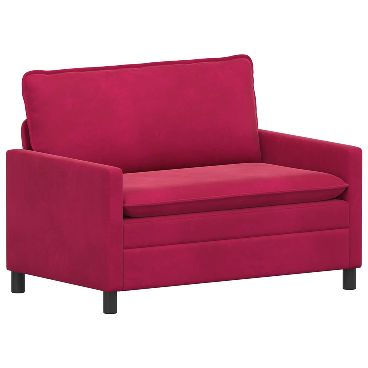 Sofa Vinska crvena 126 x 81 x 87,5 cm Baršun