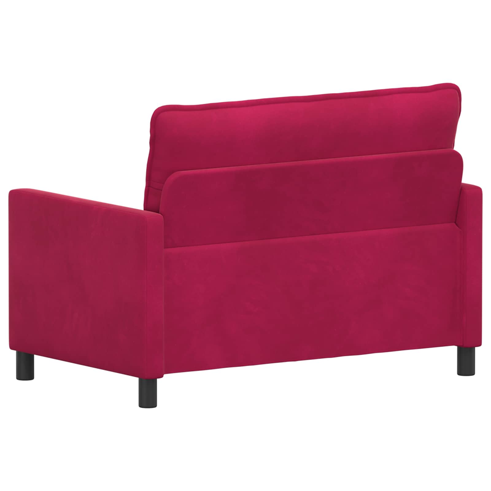 Sofa Vinska crvena 126 x 81 x 87,5 cm Baršun