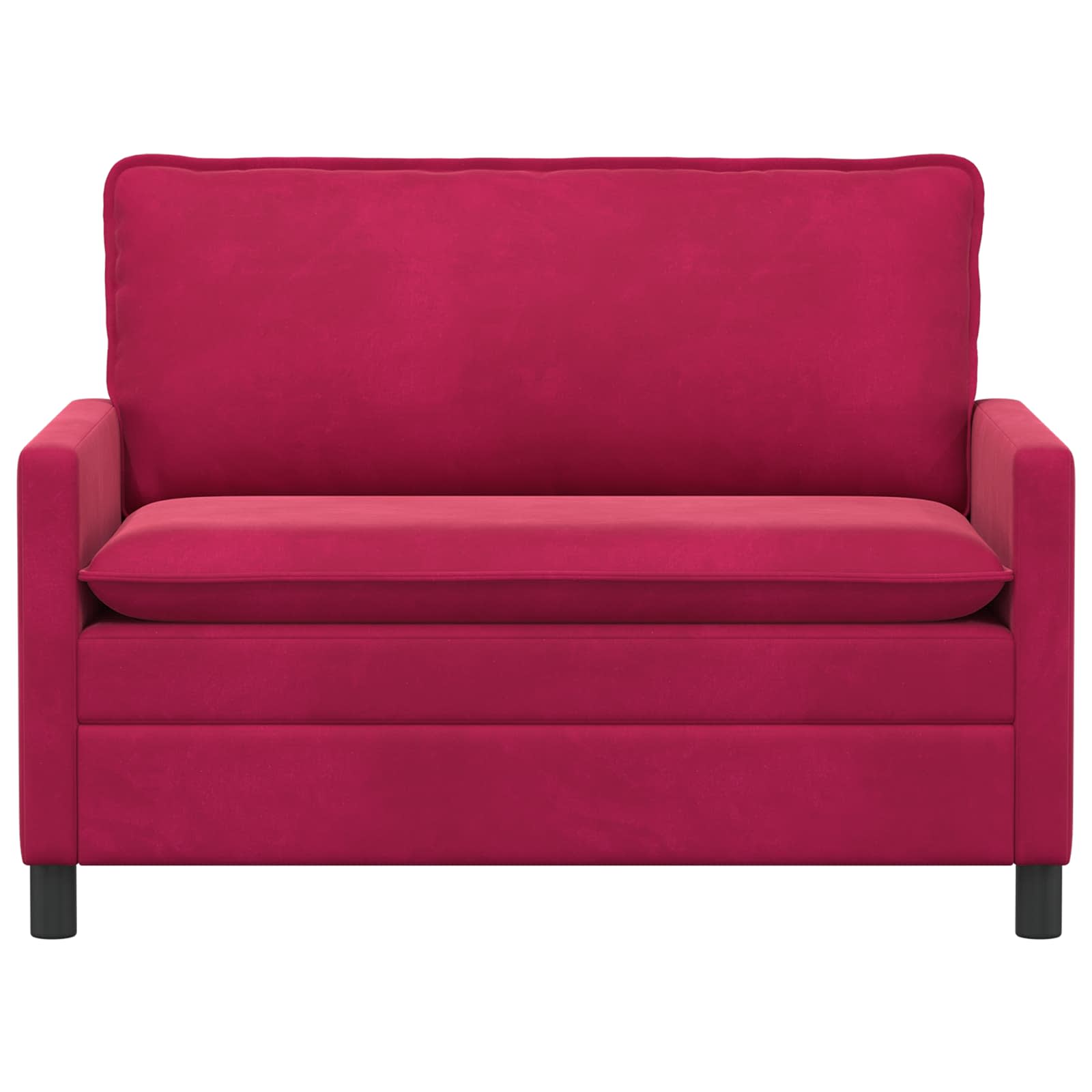 Sofa Vinska crvena 126 x 81 x 87,5 cm Baršun