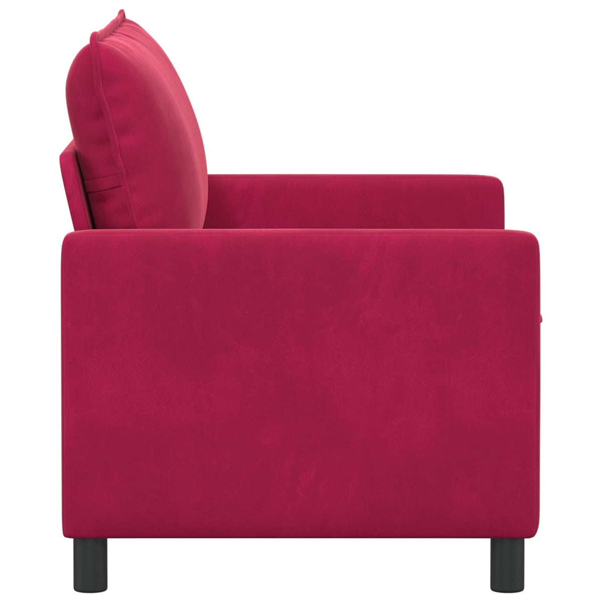Sofa Vinska crvena 126 x 81 x 87,5 cm Baršun