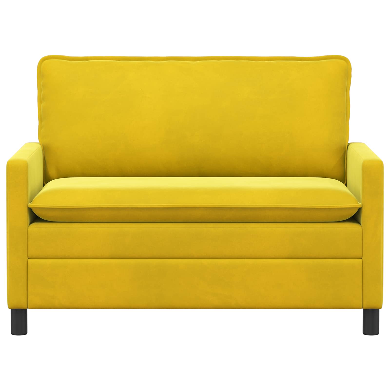 Sofa Žuta 126 x 81 x 87,5 cm Baršun