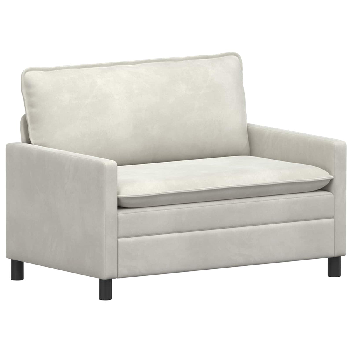 Sofa Krem 126 x 81 x 87,5 cm Baršun