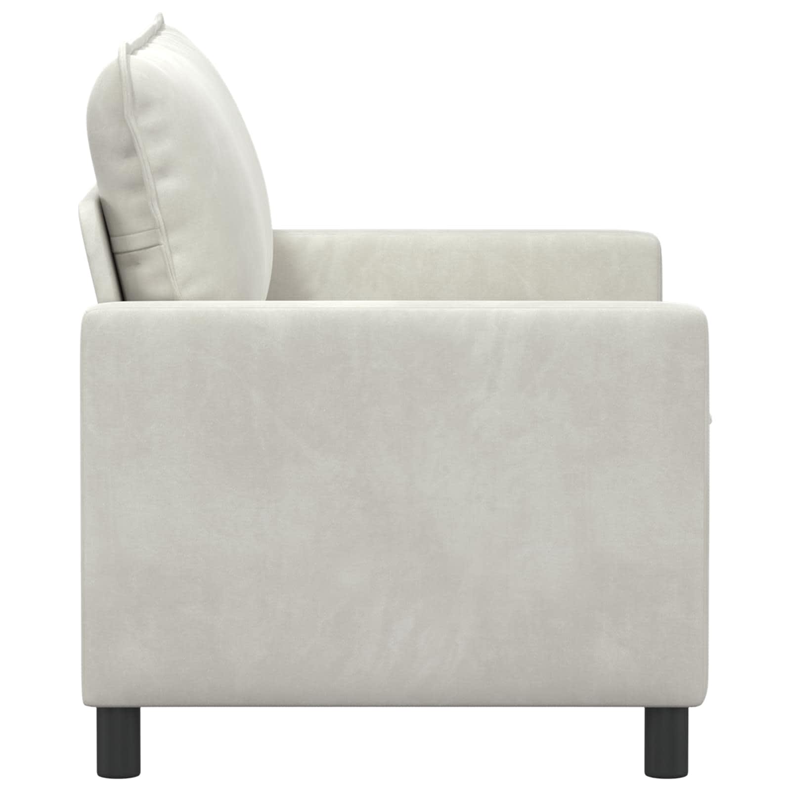 Sofa Krem 126 x 81 x 87,5 cm Baršun