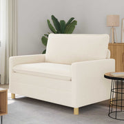 Sofa Krem 126 x 81 x 87,5 cm Tkanina