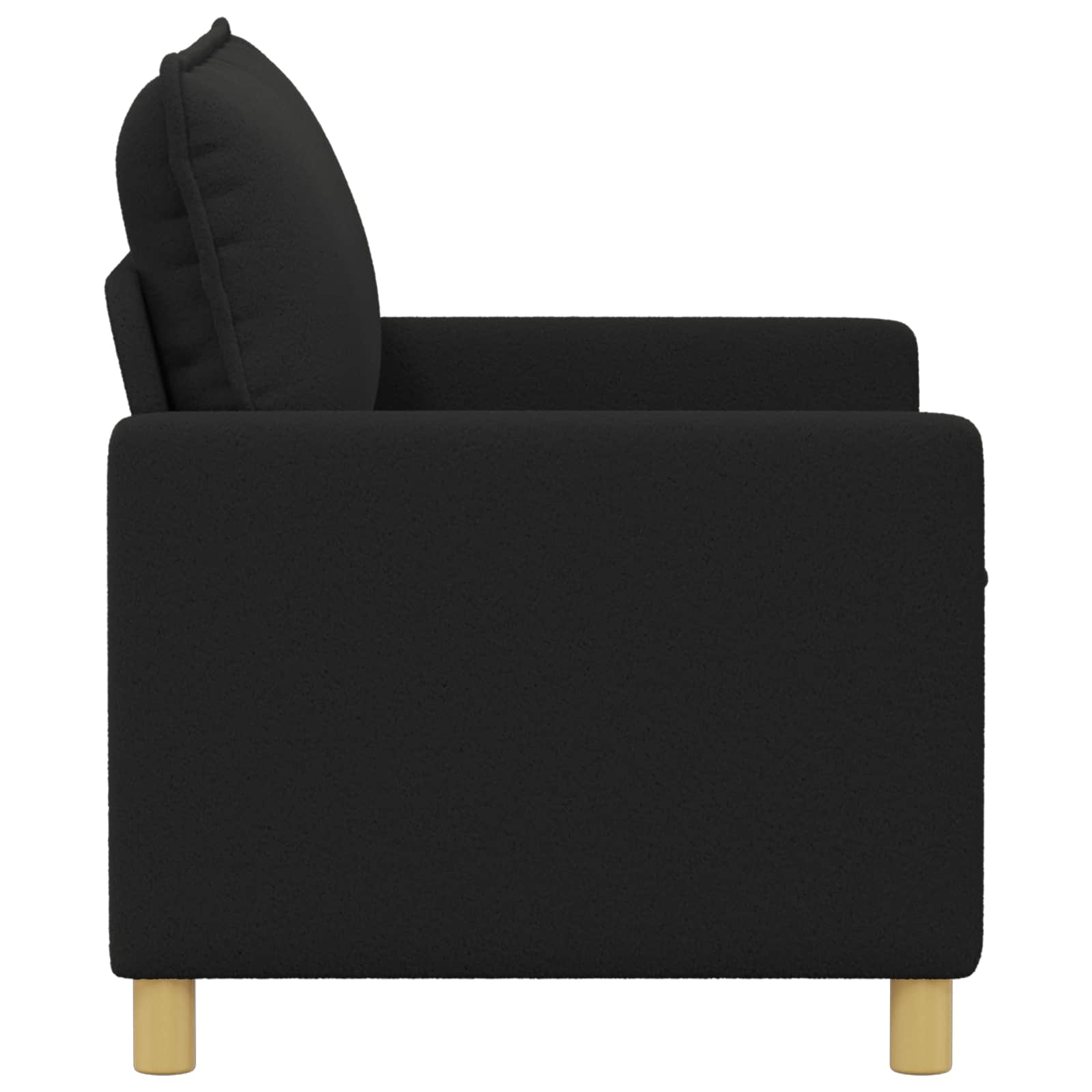 Sofa Crna 126 x 81 x 87,5 cm Tkanina