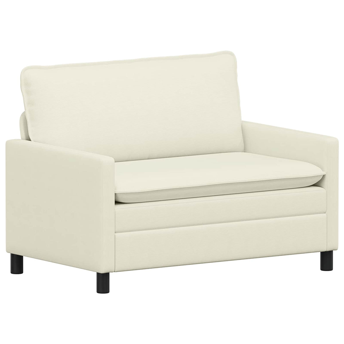 Sofa Krem 126 x 81 x 87,5 cm Tkanina