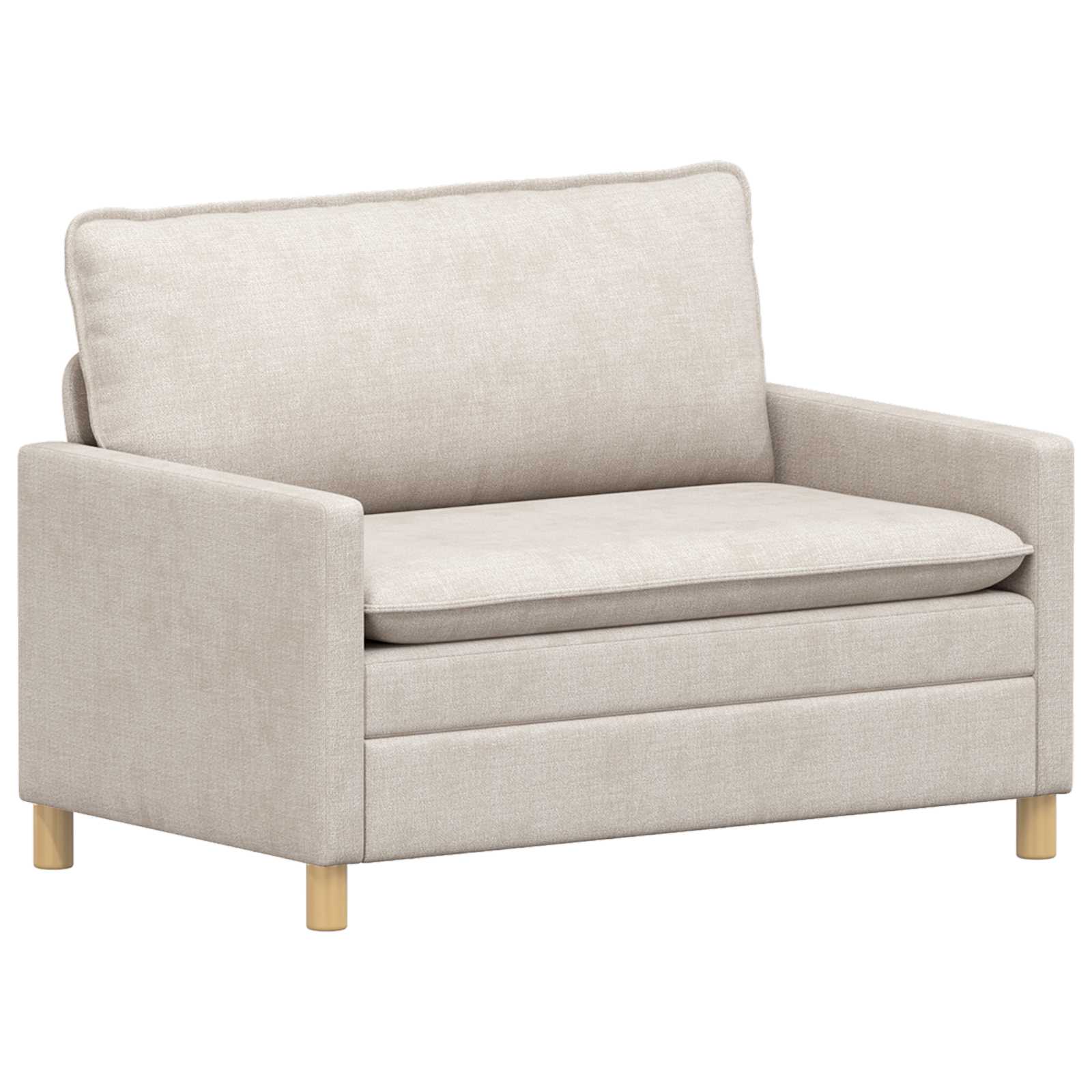 Sofa Krem 126 x 81 x 87,5 cm Poliester