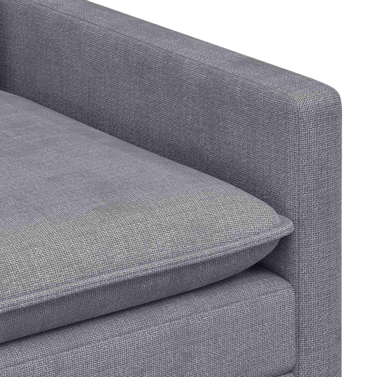 Sofa Svjetlosiva 126 x 81 x 87,5 cm Poliester