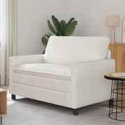 Sofa Krem 126 x 81 x 87,5 cm Poliester