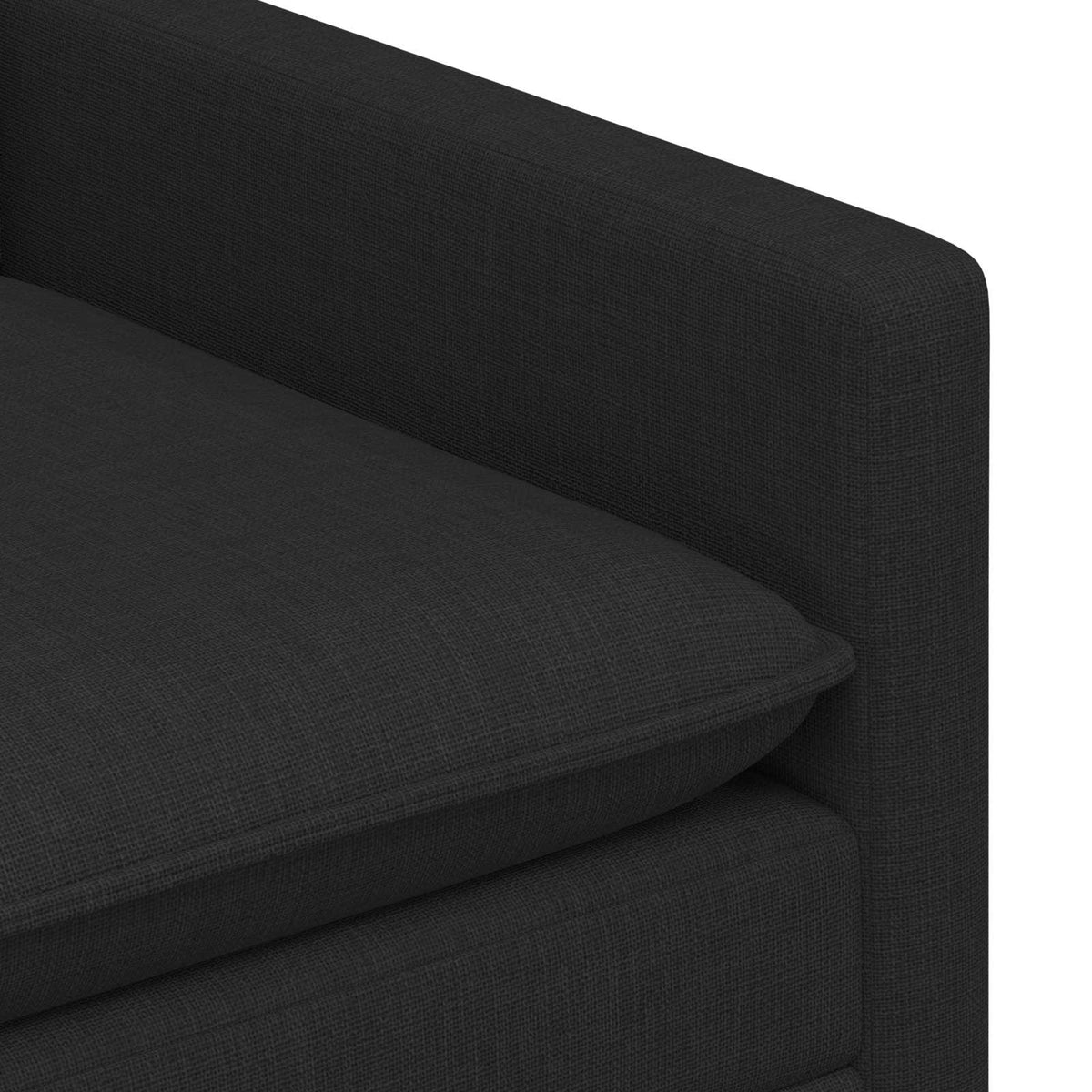 Sofa Crna 156 x 81 x 87,5 cm Tkanina