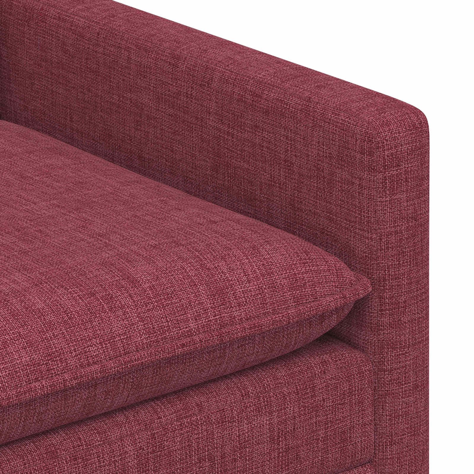 Sofa Vinska crvena 156 x 81 x 87,5 cm Tkanina