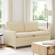 Sofa Krem 156 x 81 x 87,5 cm Tkanina