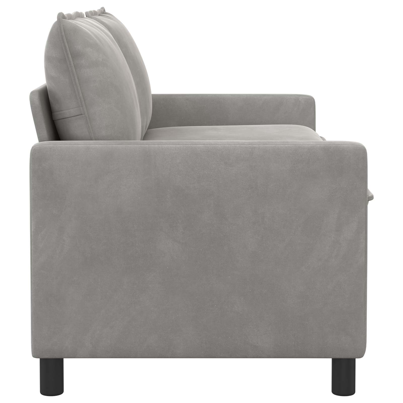 Sofa Svjetlosiva 156 x 81 x 87,5 cm Baršun