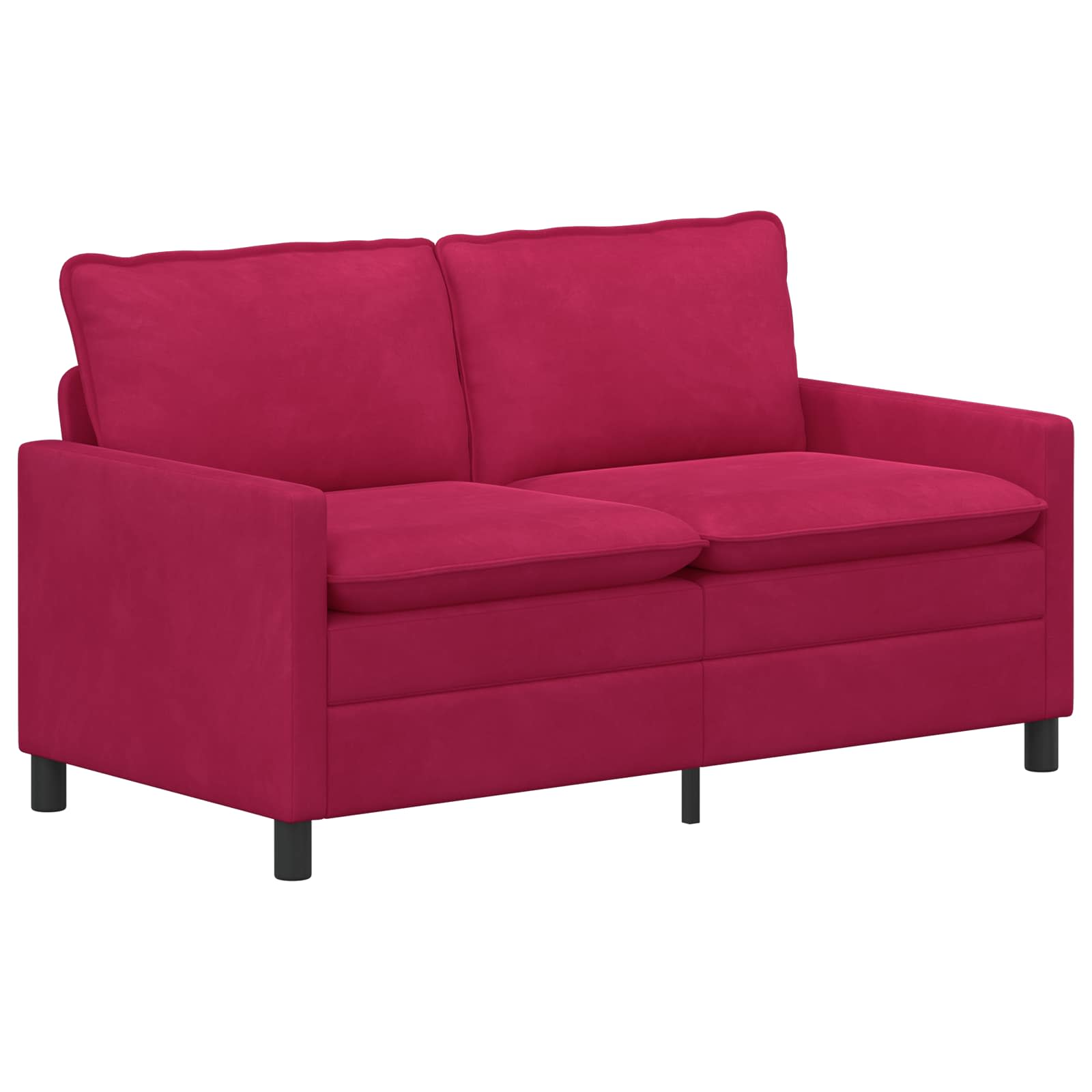 Sofa Vinska crvena 156 x 81 x 87,5 cm Baršun