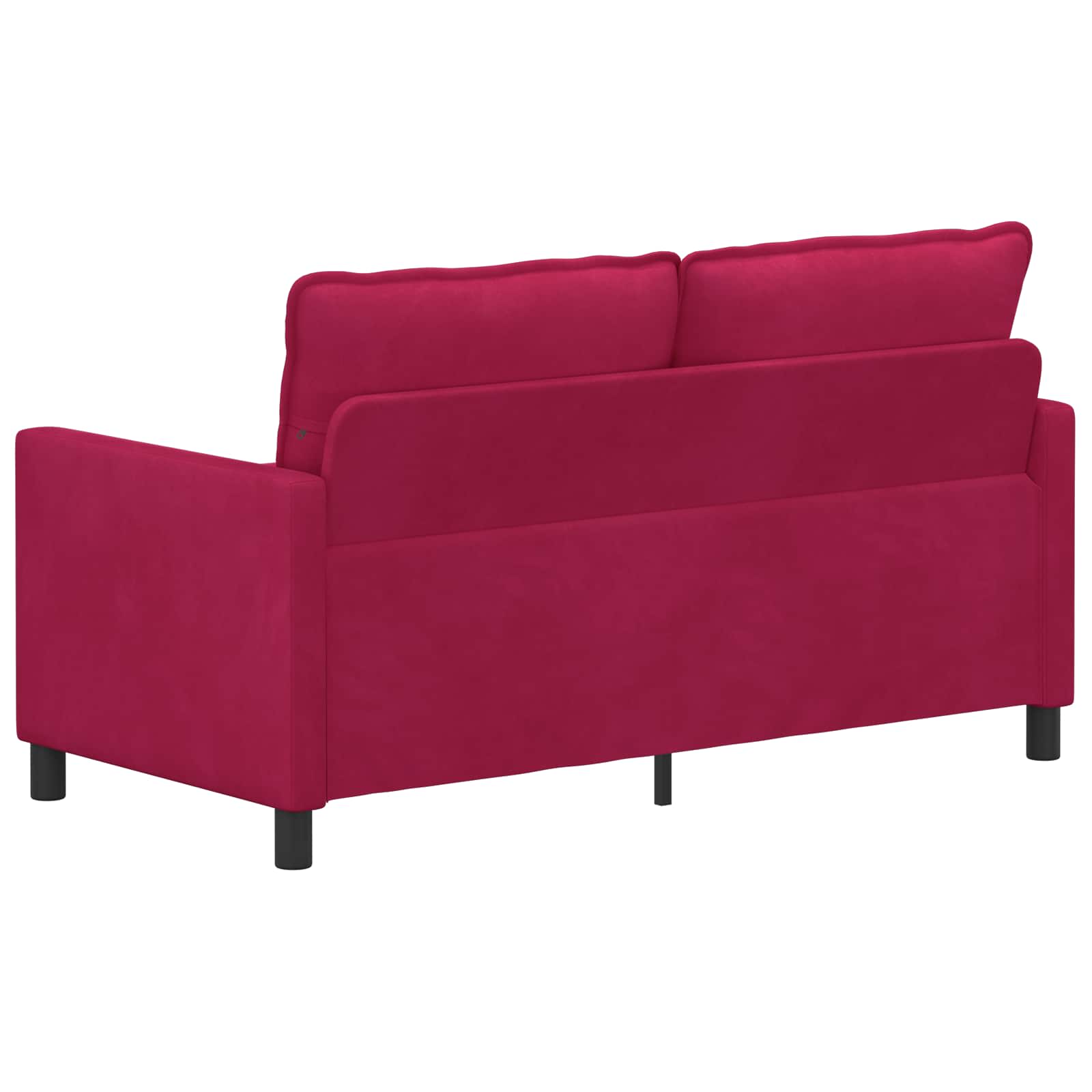 Sofa Vinska crvena 156 x 81 x 87,5 cm Baršun