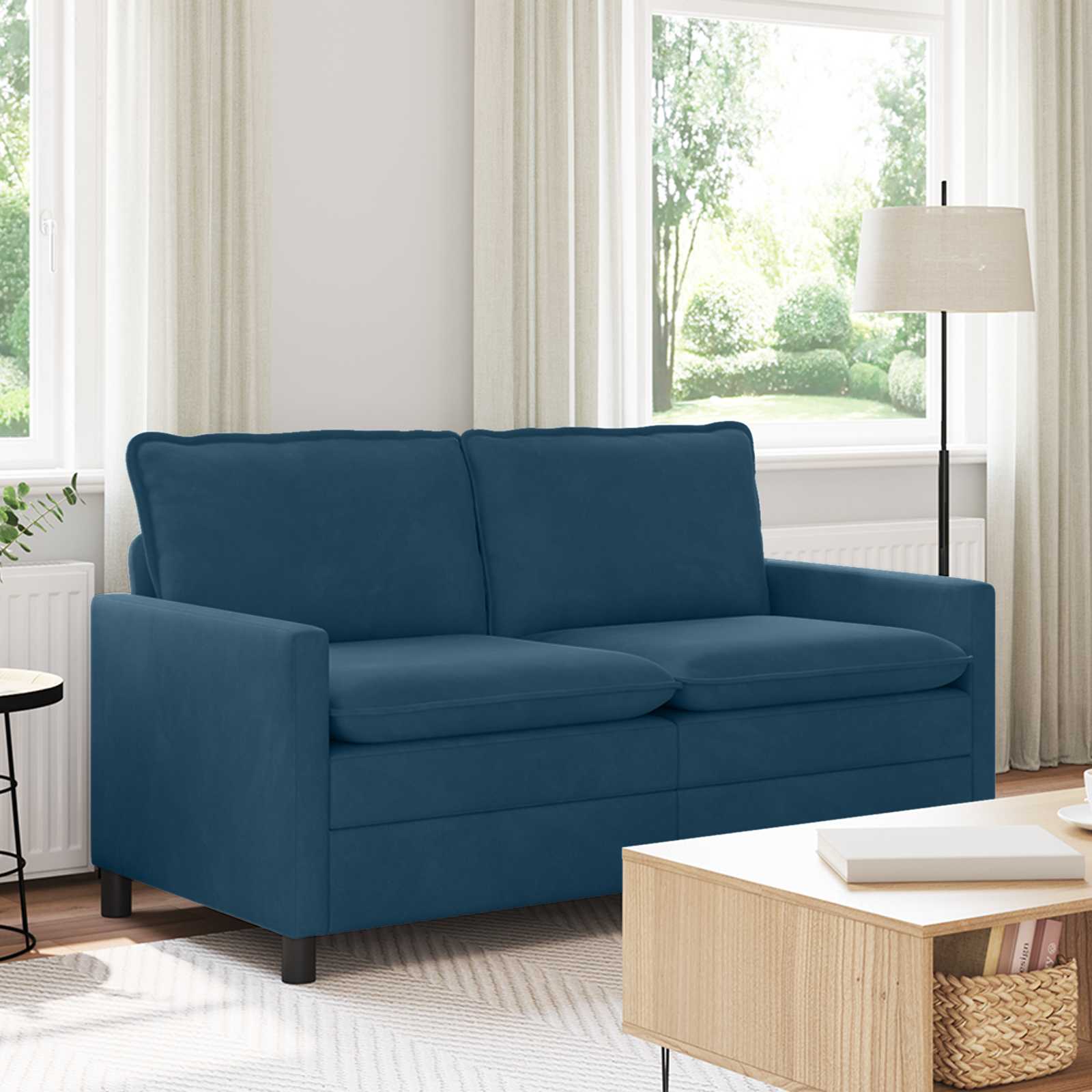 Sofa Plava 156 x 81 x 87,5 cm Baršun