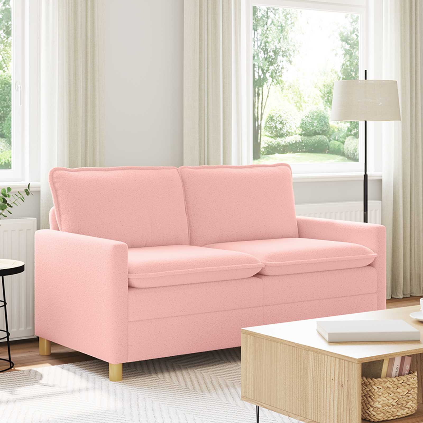 Sofa Ružičasta 156 x 81 x 87,5 cm Tkanina