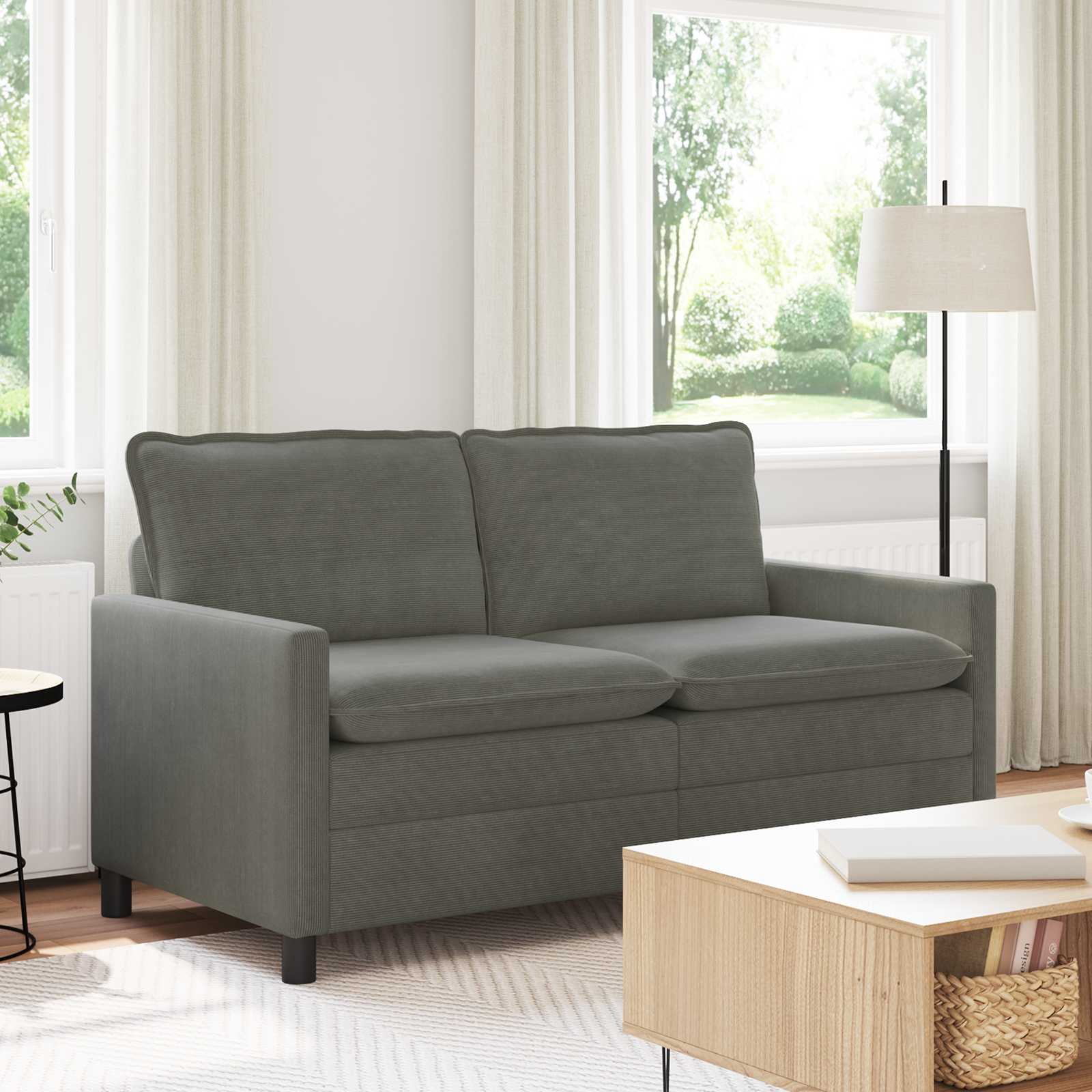 Sofa Svjetlosiva 156 x 81 x 87,5 cm Tkanina