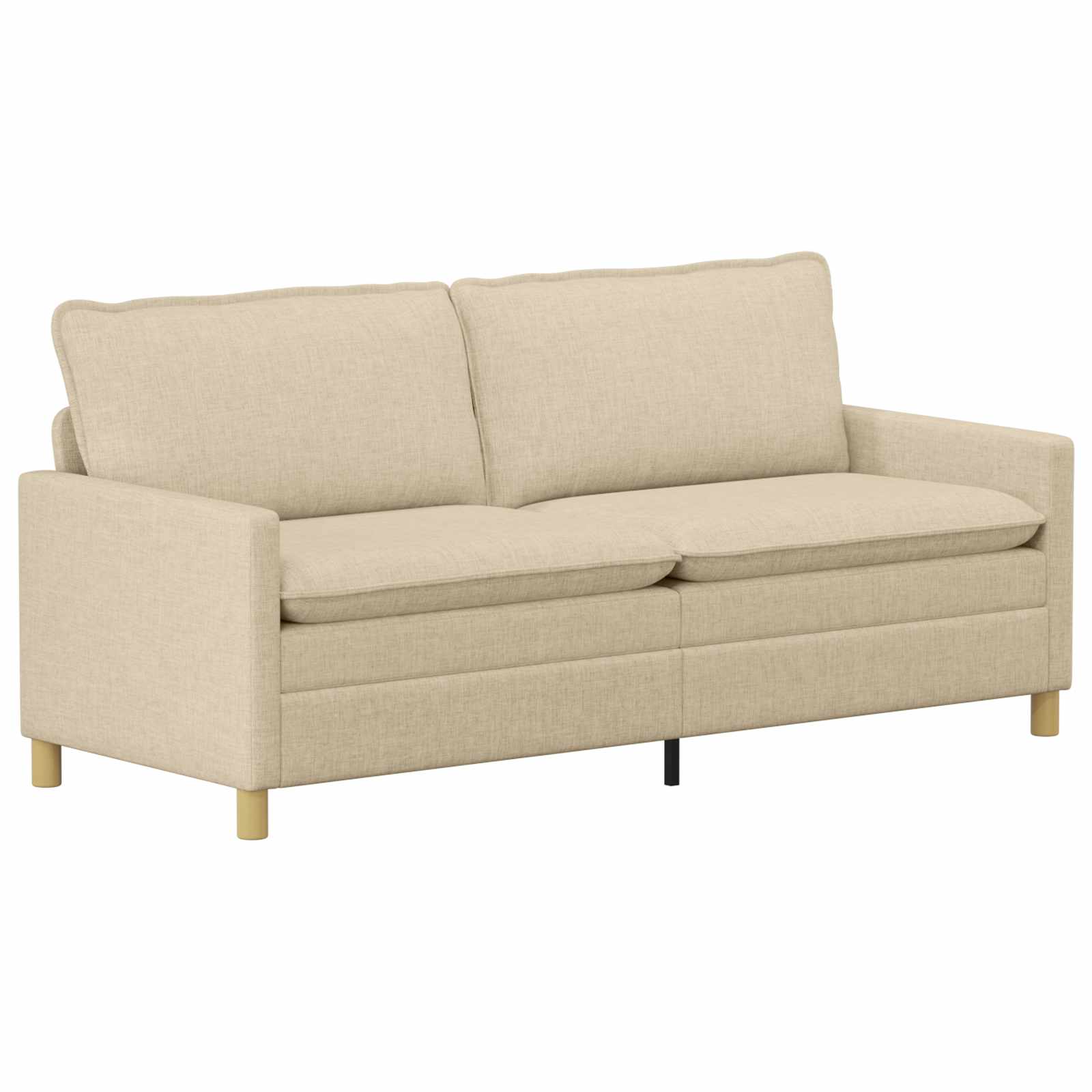 Sofa Krem 196 x 81 x 87,5 cm Tkanina