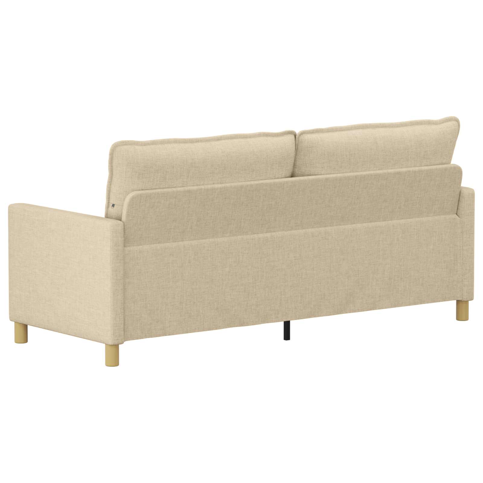Sofa Krem 196 x 81 x 87,5 cm Tkanina