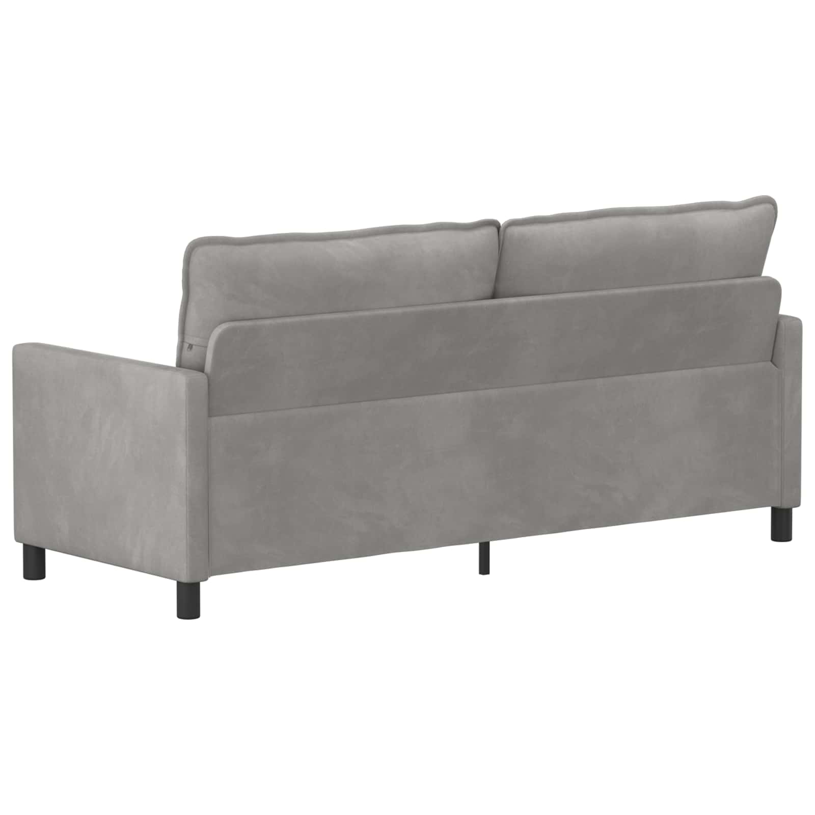Sofa Svjetlosiva 196 x 81 x 87,5 cm Baršun