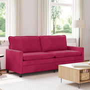 Sofa Vinska crvena 196 x 81 x 87,5 cm Baršun