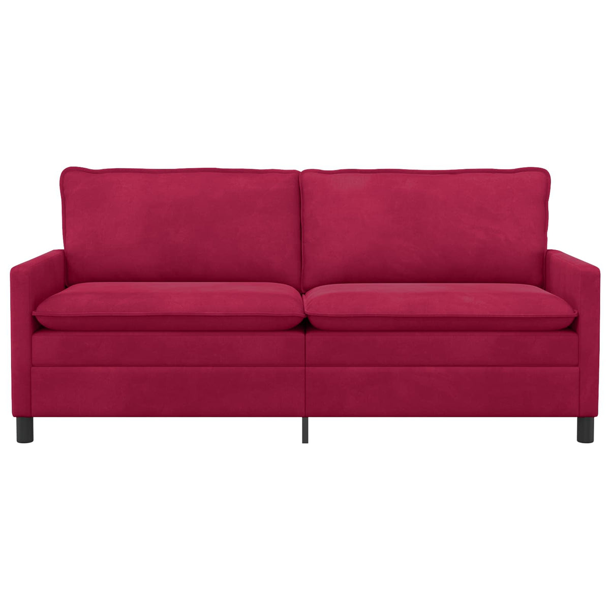 Sofa Vinska crvena 196 x 81 x 87,5 cm Baršun