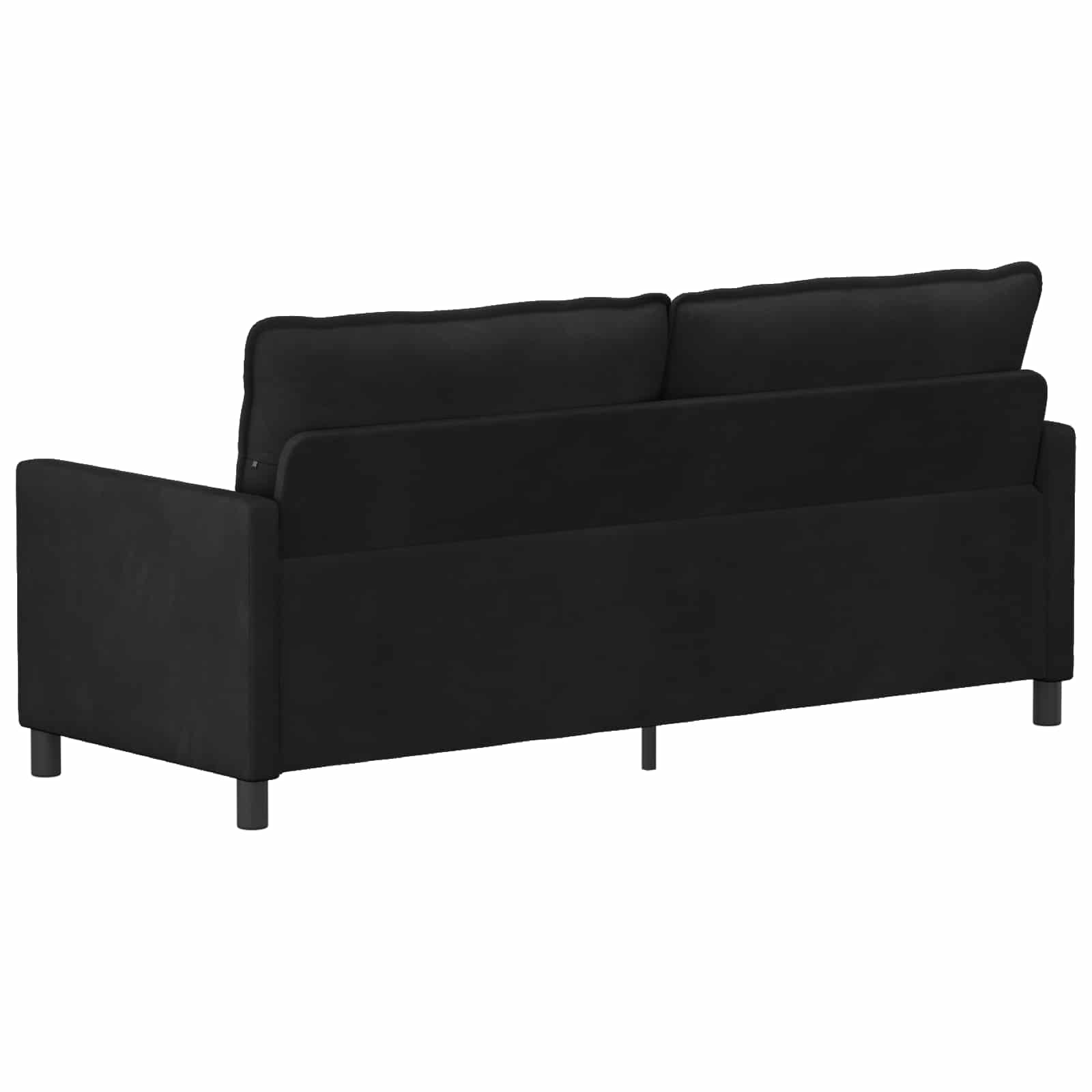 Sofa Crna 196 x 81 x 87,5 cm Baršun