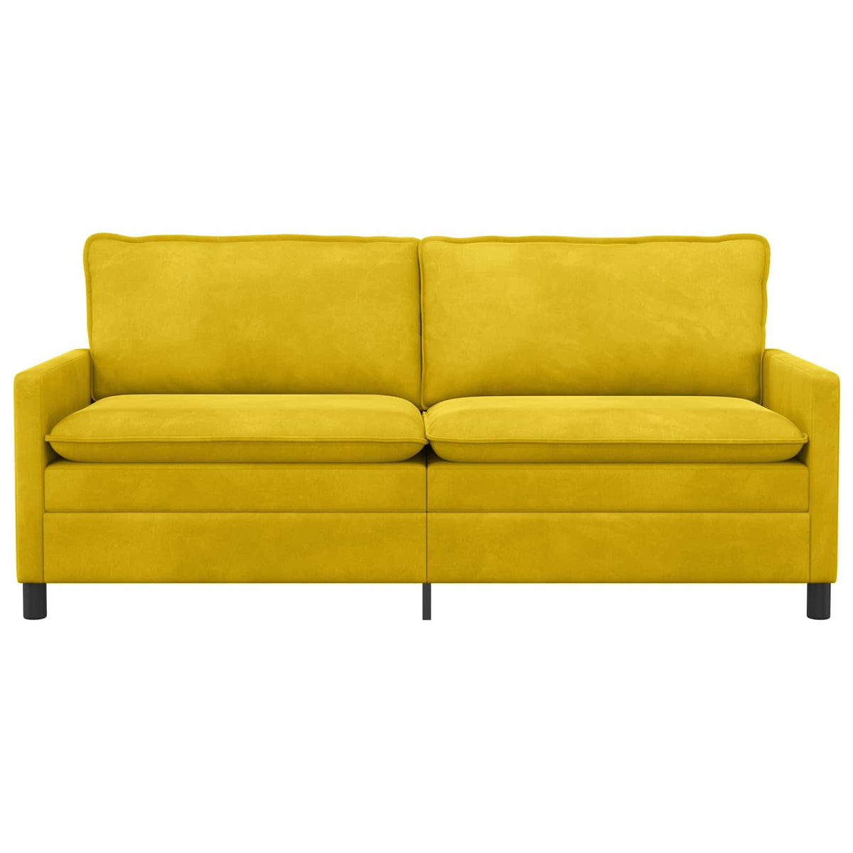 Sofa Žuta 196 x 81 x 87,5 cm Baršun