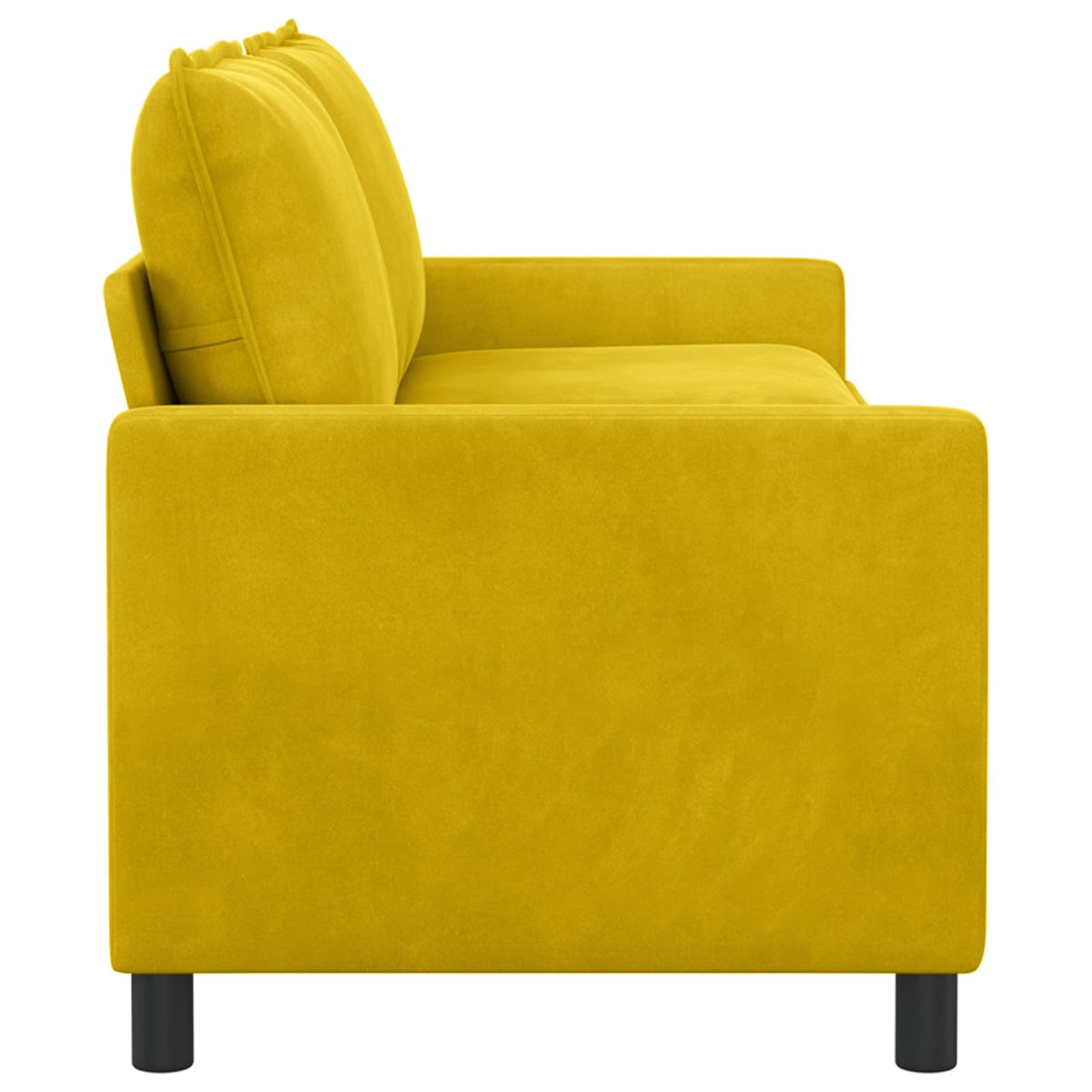 Sofa Žuta 196 x 81 x 87,5 cm Baršun