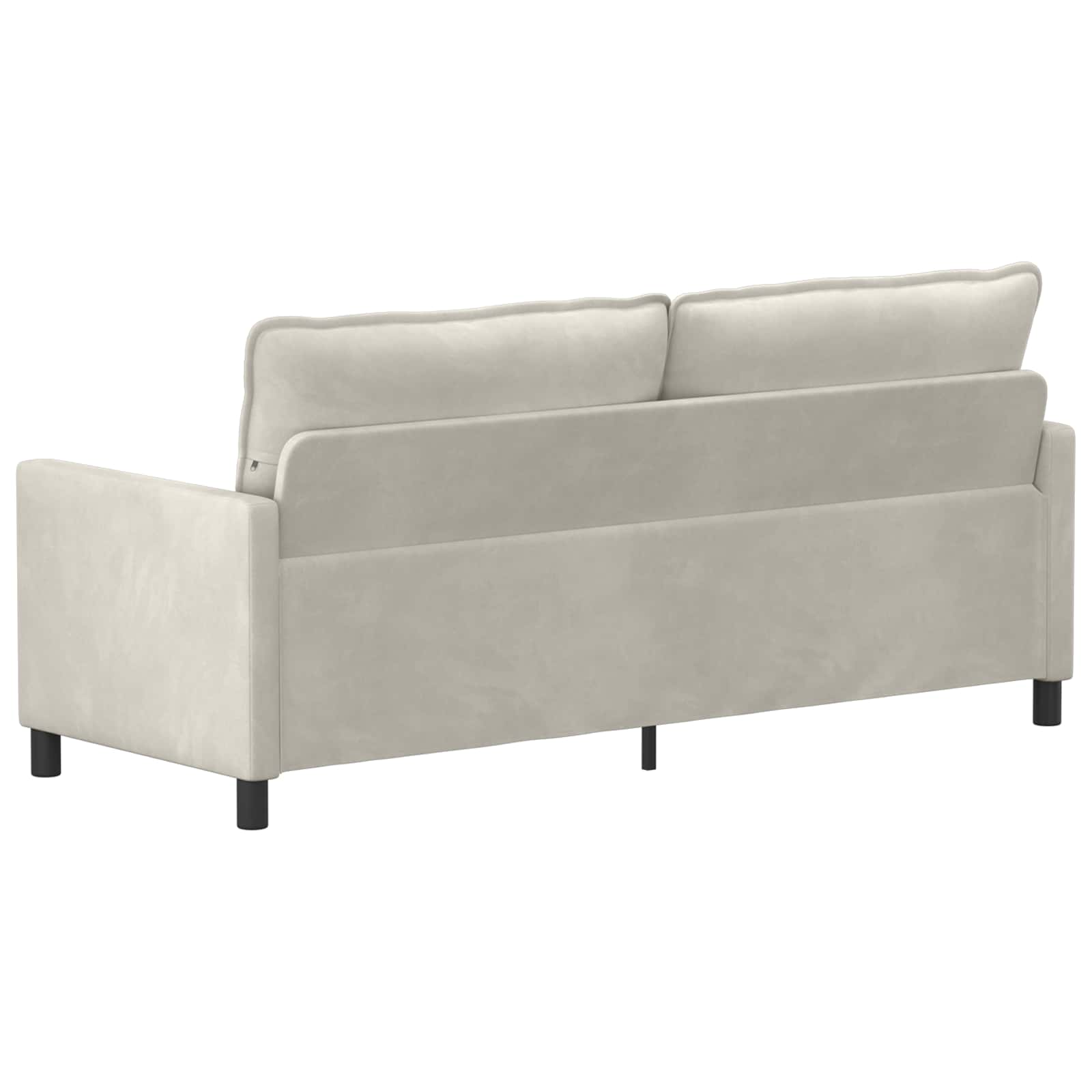 Sofa Krem 196 x 81 x 87,5 cm Baršun