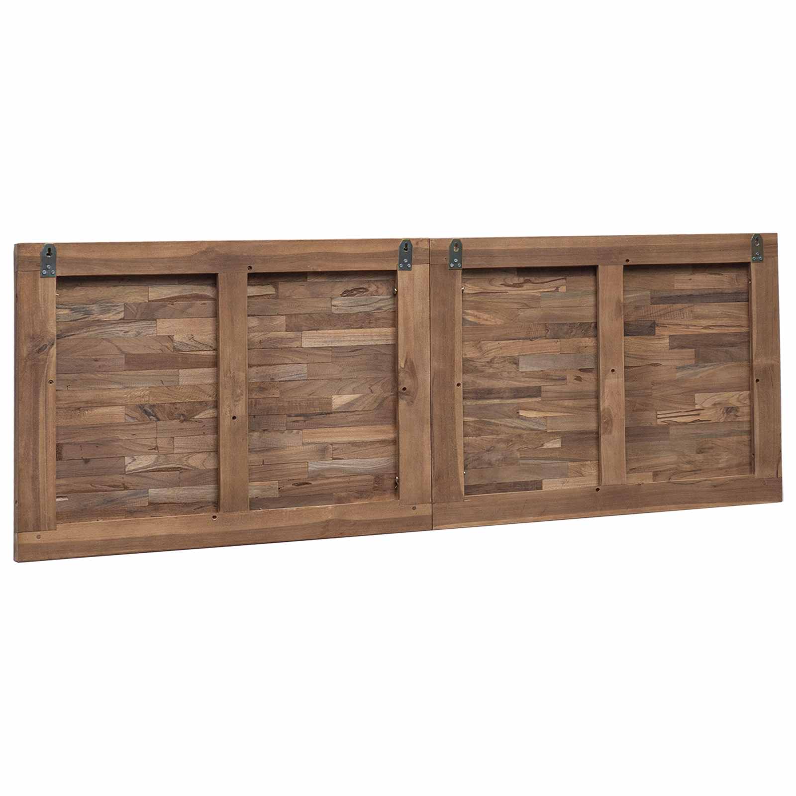 Uzglavlje Zidne Prirodna 140 cm Čvrsto teak drvo