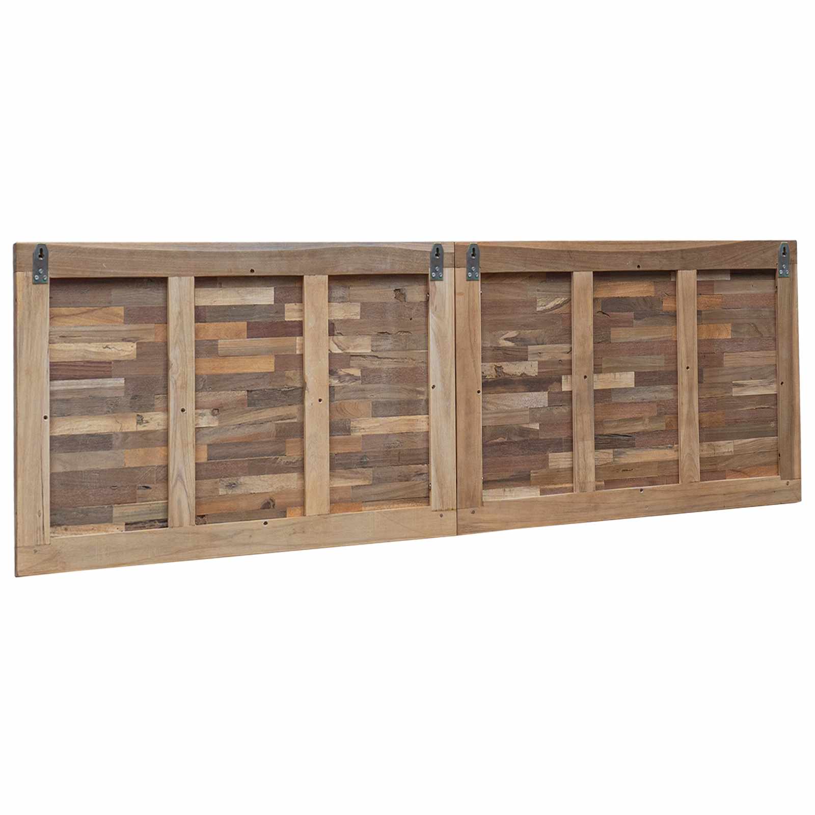 Uzglavlje Zidne Prirodna 180 cm Čvrsto teak drvo