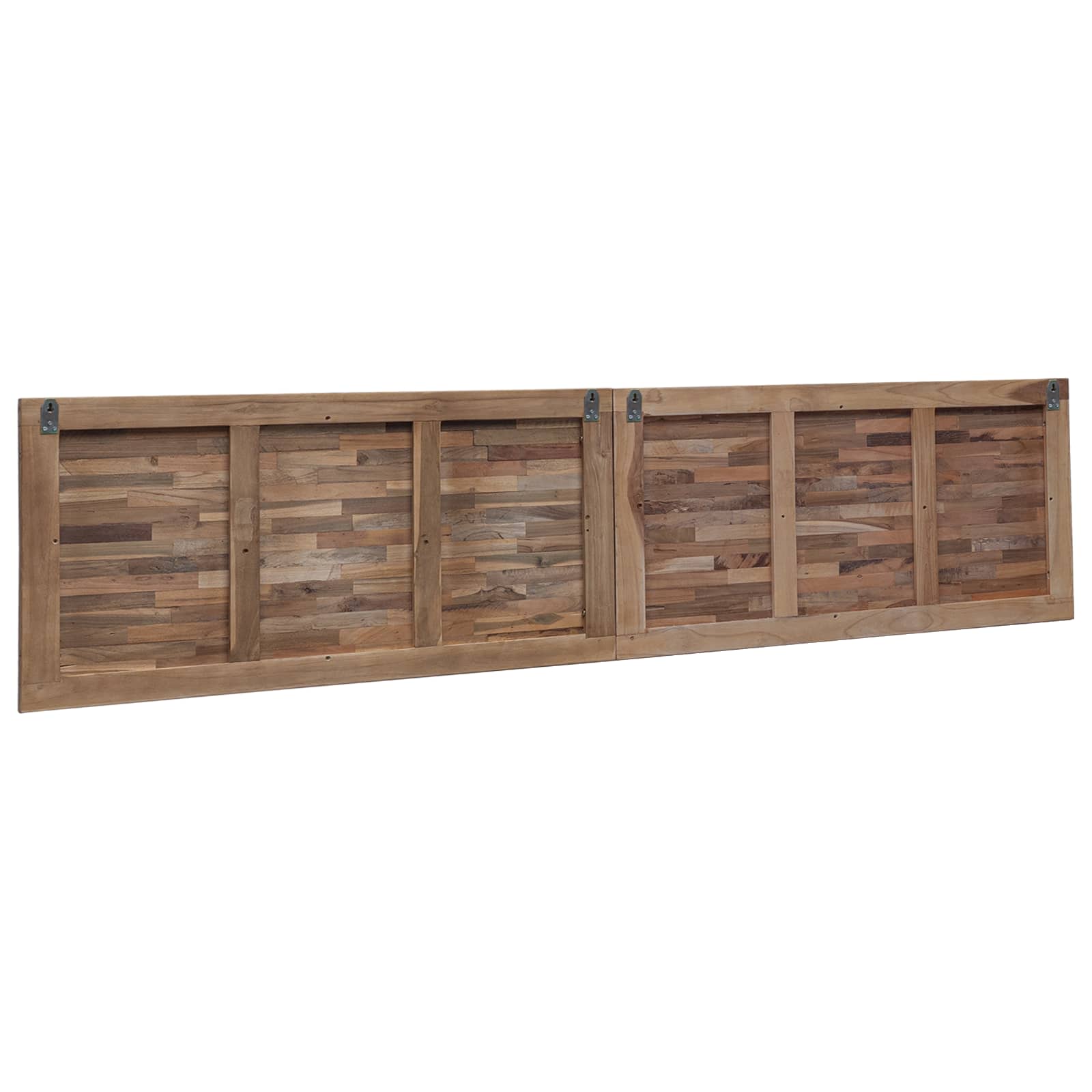 Uzglavlje Zidne Prirodna 200 cm Čvrsto teak drvo